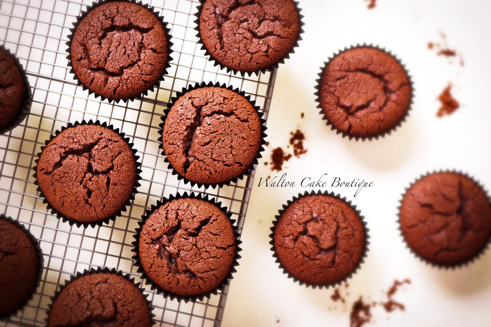 Dutch Chocolate Cupcakes